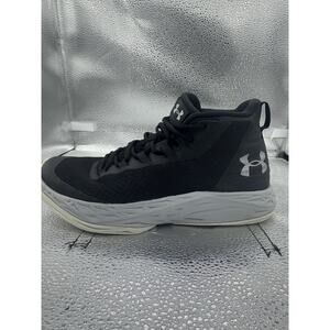 Under Armour Men’s Size 9 Basketball Shoes Black Sneakers #2
